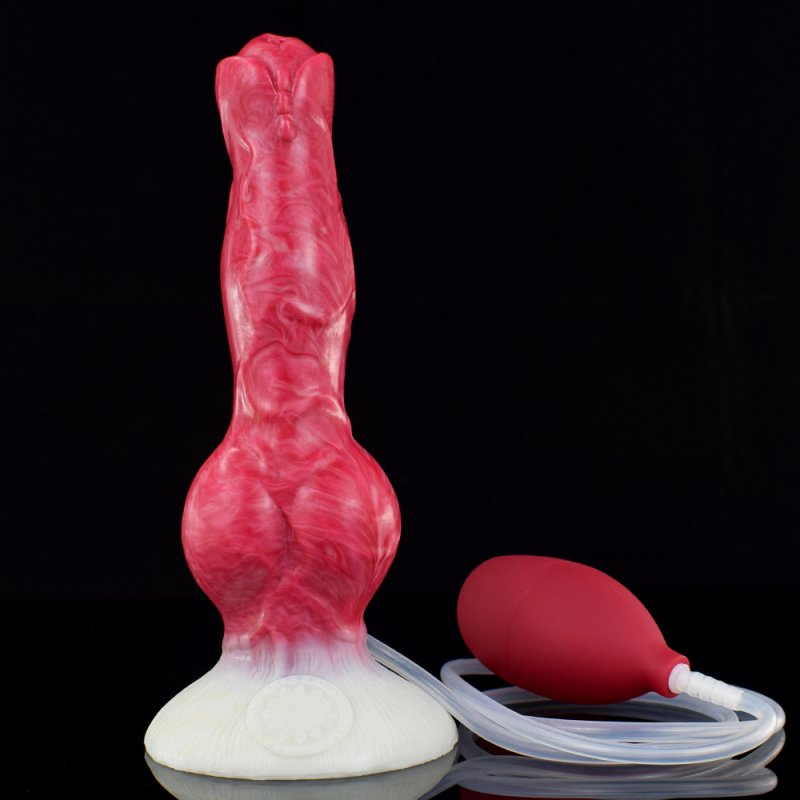gode ejaculateur monster woofix 18 x 6cm rose 3