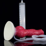 gode ejaculateur monster woofix 18 x 6cm rose 4