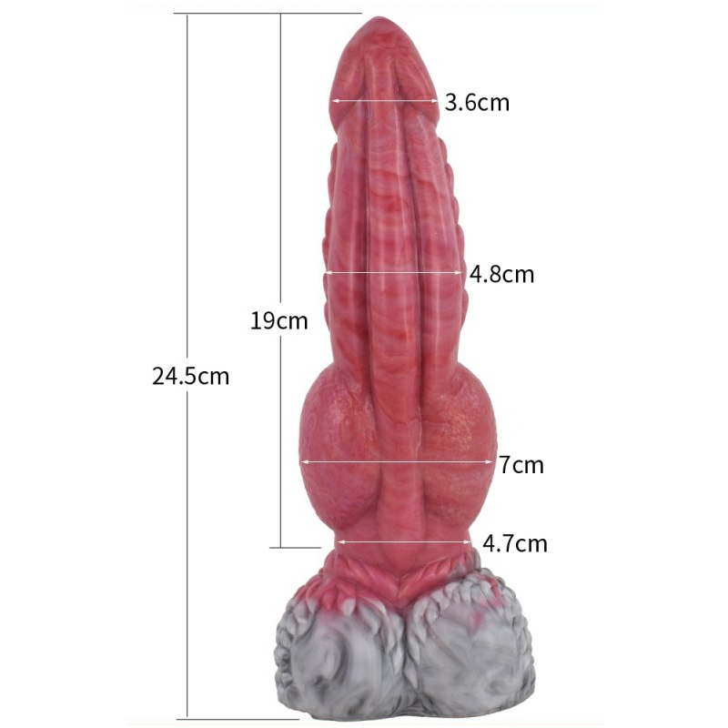 gode ejaculateur monster wooscal 18 x 68cm 5