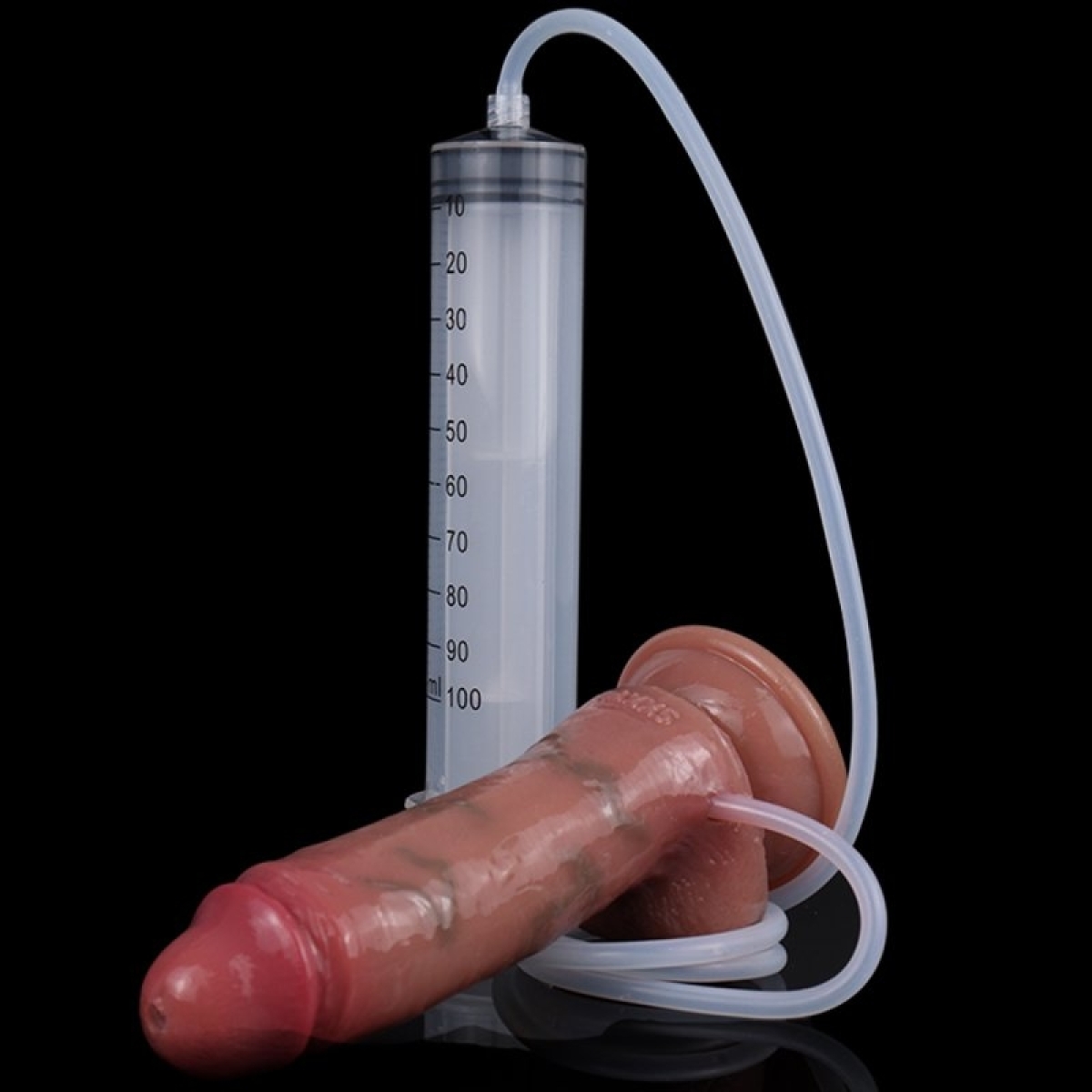 gode ejaculateur skinnier leo 115 x 37cm marron 3