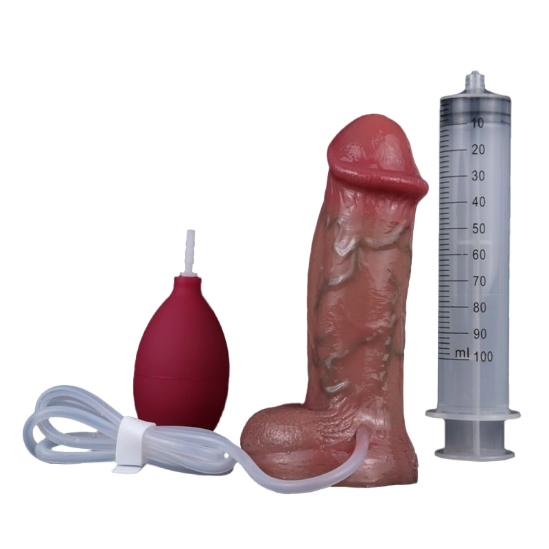 gode-ejaculateur-skinnier-ugo-125-x-45cm-marron gode ejaculateur skinnier ugo 125 x 45cm marron