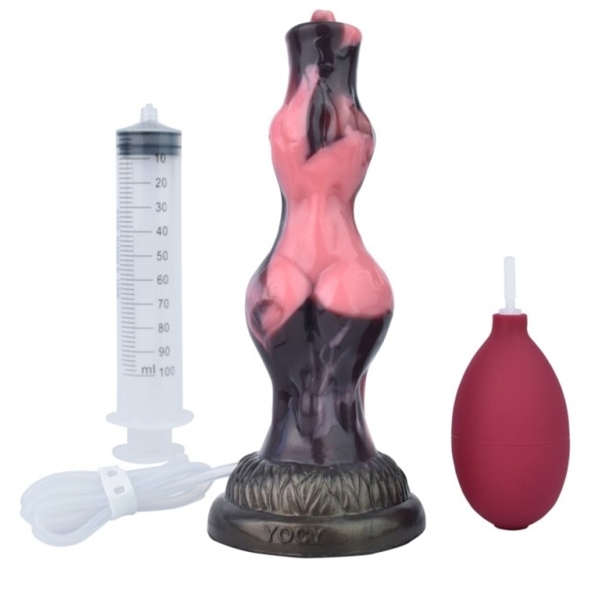 gode ejaculateur wolfaw 165 x 55cm noir