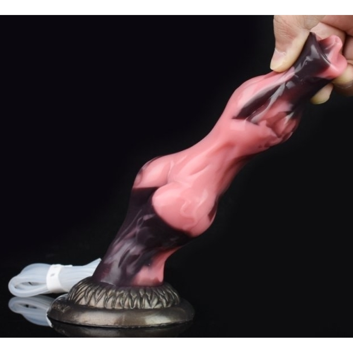 gode ejaculateur wolfaw 165 x 55cm noir 3