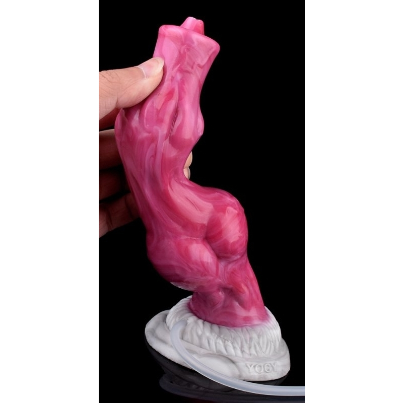 gode ejaculateur wolfaw 165 x 55cm rose 4