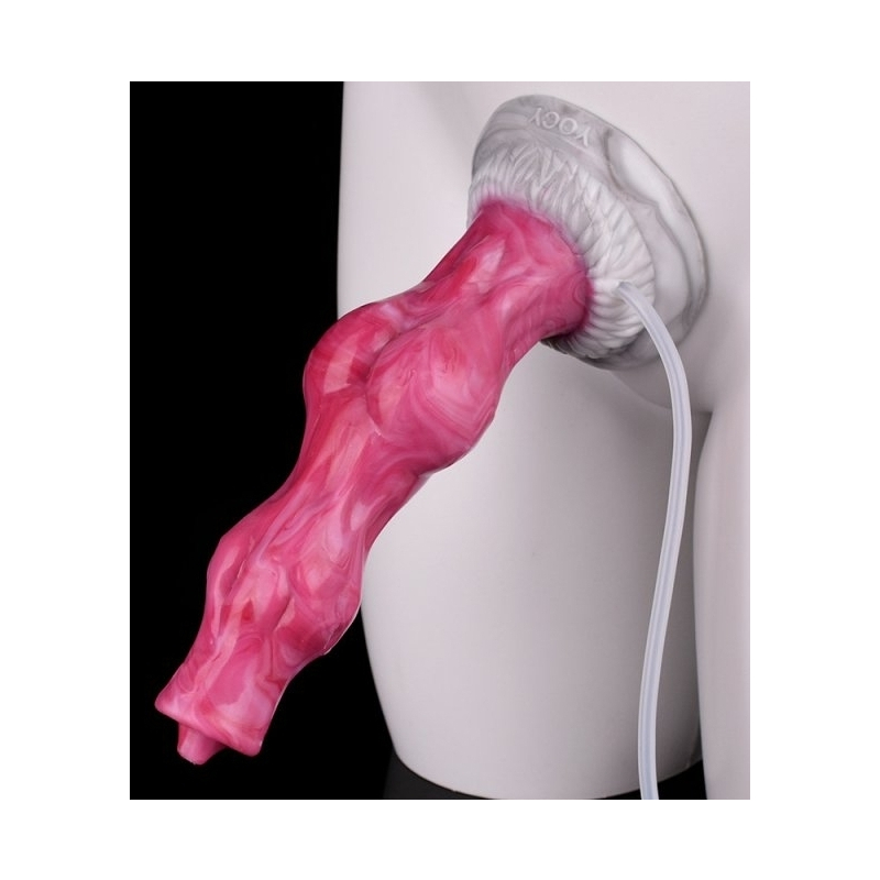 gode ejaculateur wolfaw 165 x 55cm rose 5