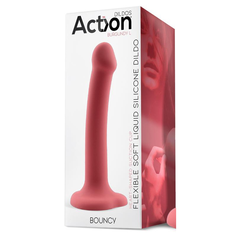 gode en silicone bouncy l 17 x 4cm 1