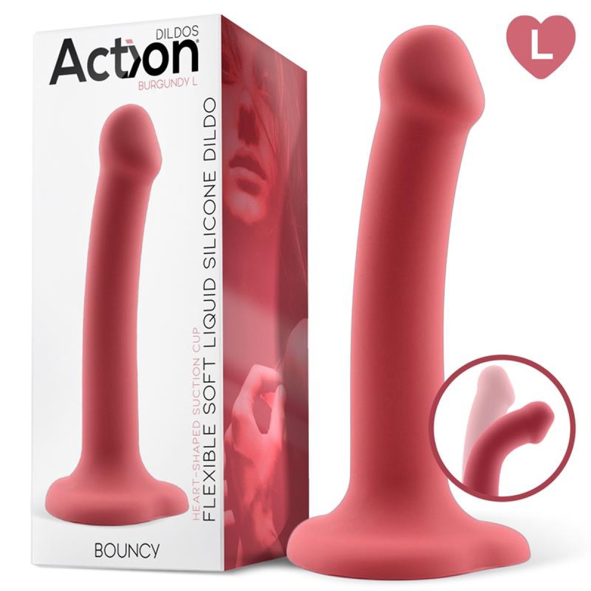 gode en silicone bouncy l 17 x 4cm 5