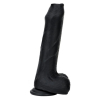gode en silicone nopi 16 x 4cm noir