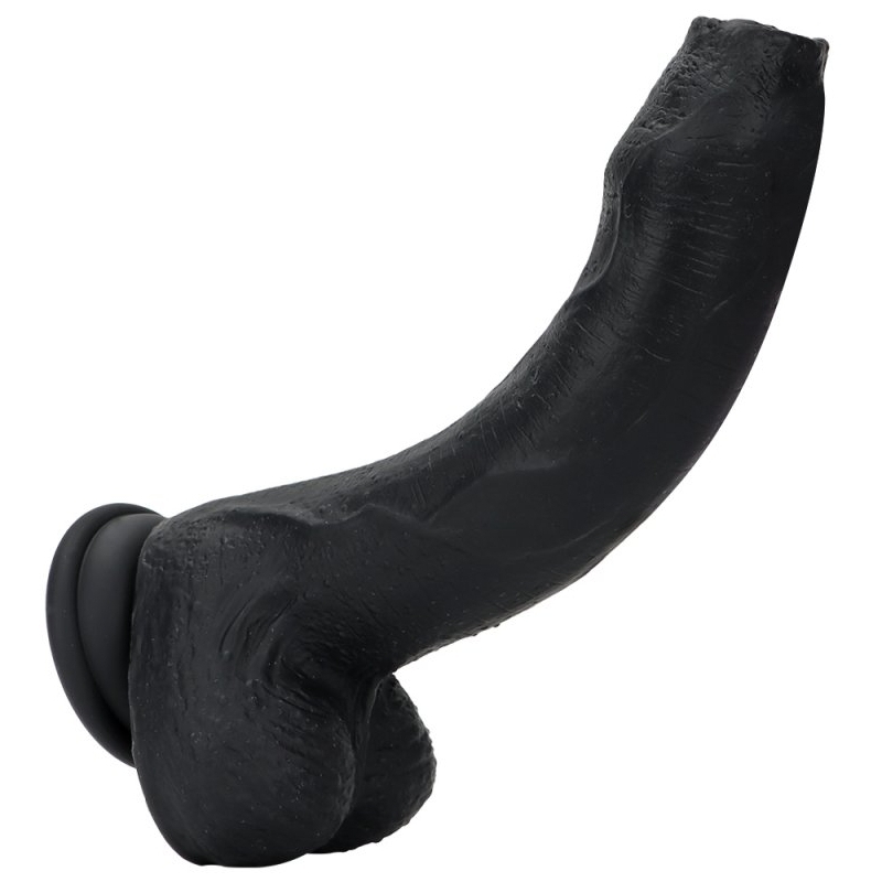 gode en silicone nopi 16 x 4cm noir 3