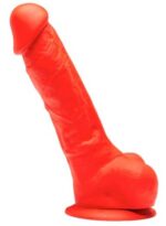gode en silicone stretch n2 17 x 43cm rouge