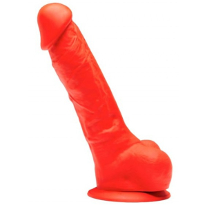 gode en silicone stretch n2 17 x 43cm rouge