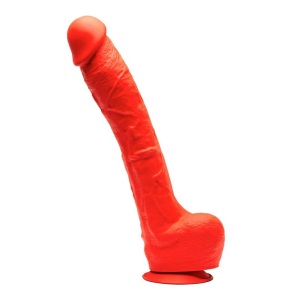 gode en silicone stretch n7 32 x 7cm rouge