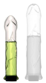 gode en verre creux heaglass s 16 x 35cm