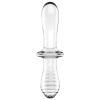 gode en verre double crystal 185 x 35cm transparent 2 scaled