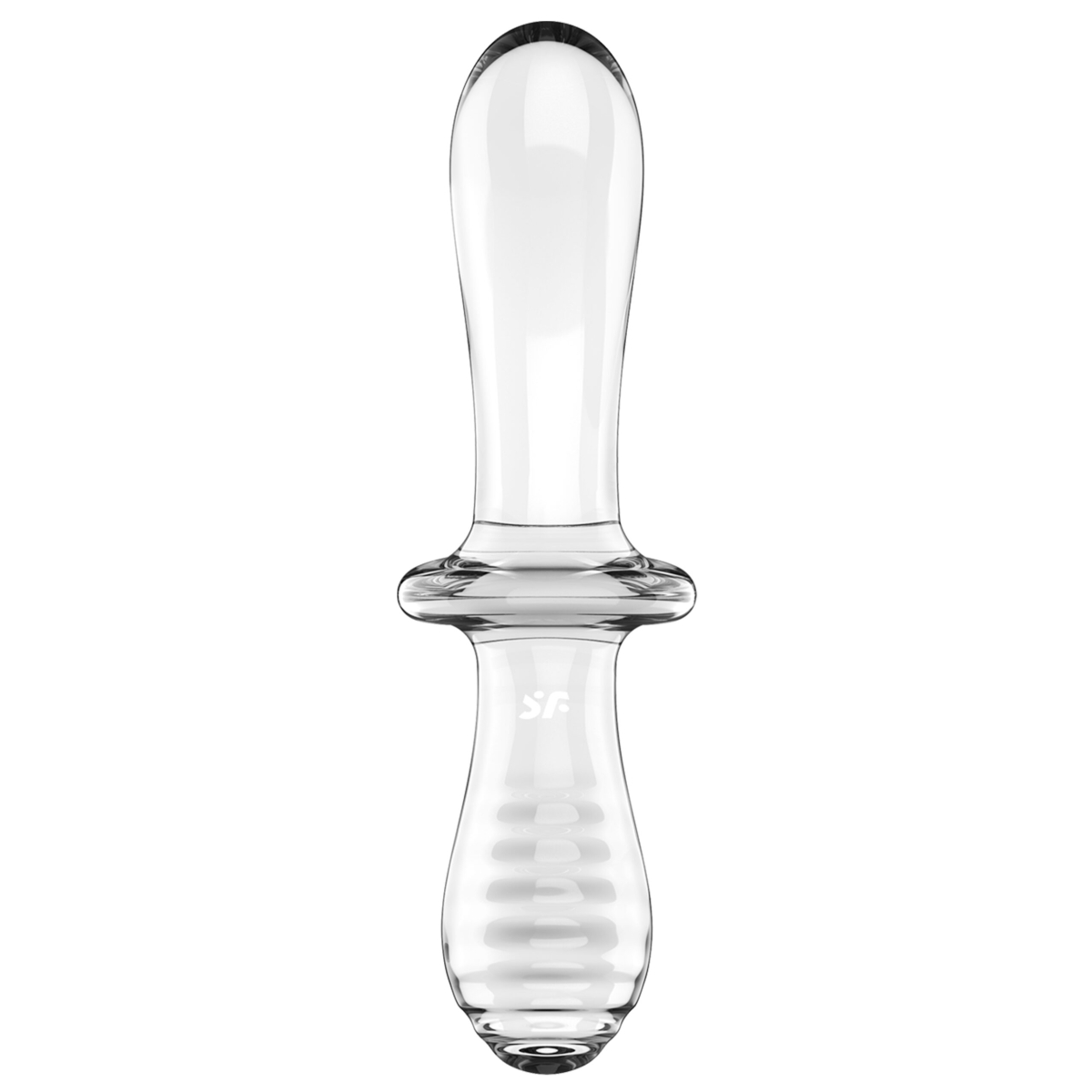 gode en verre double crystal 185 x 35cm transparent 2 scaled