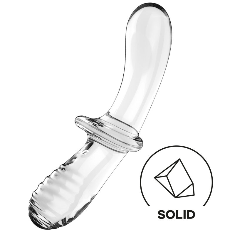 gode en verre double crystal 185 x 35cm transparent 4 scaled