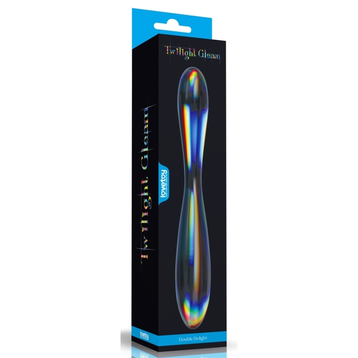 gode en verre double delight 22 x 36cm transparent 1