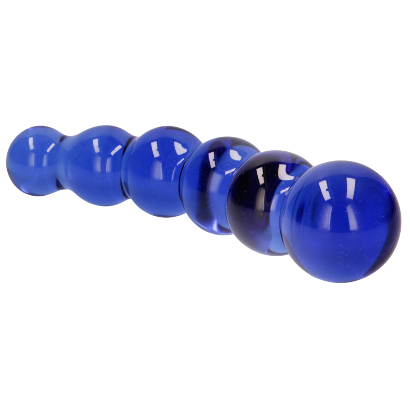 gode en verre planets bleu 18 x 43 cm 2 scaled