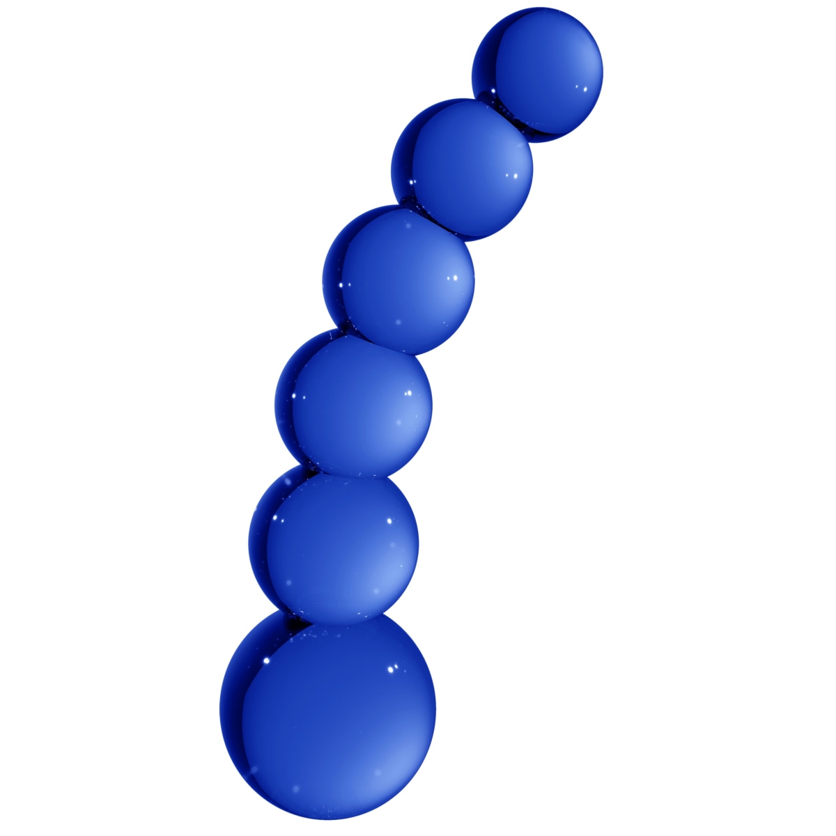 gode en verre planets bleu 18 x 43 cm scaled