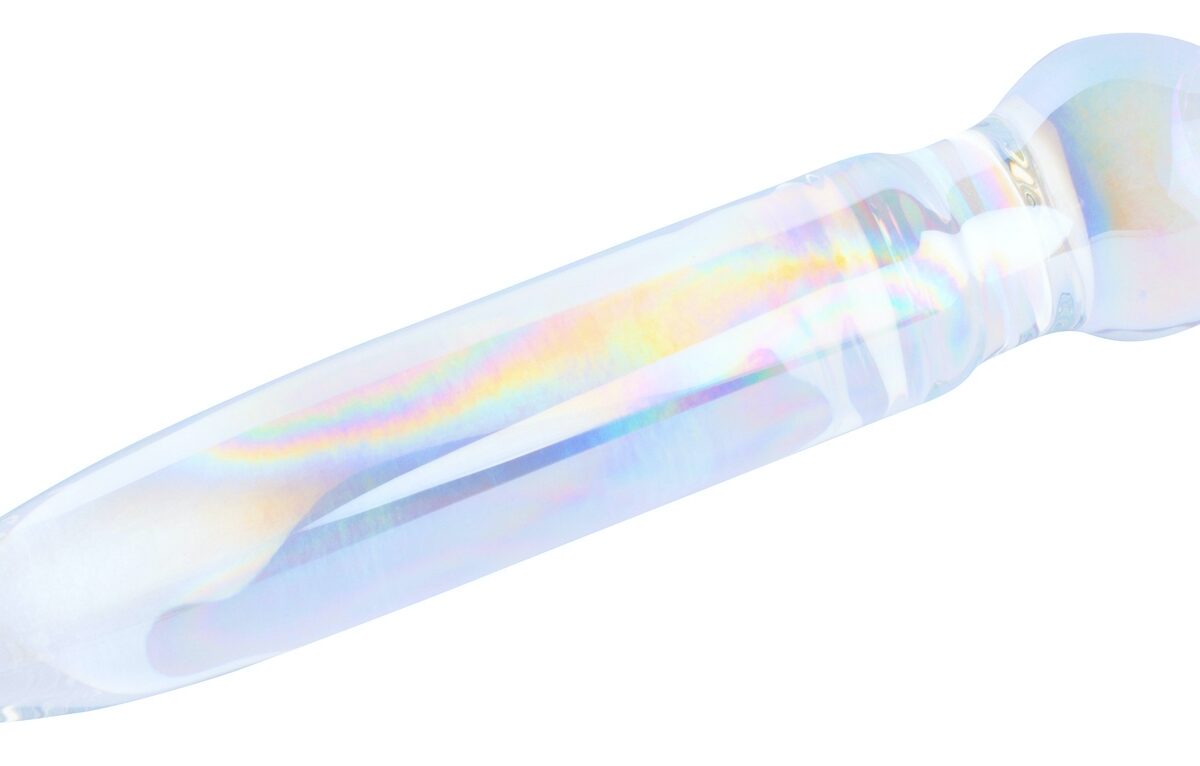gode en verre prism glass 18 x 37cm transparent