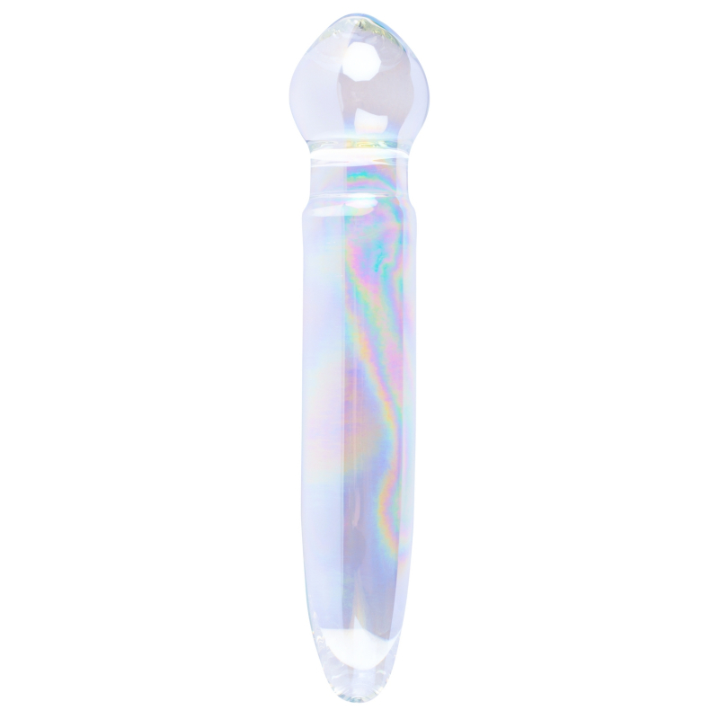 gode en verre prism glass 18 x 37cm transparent 2