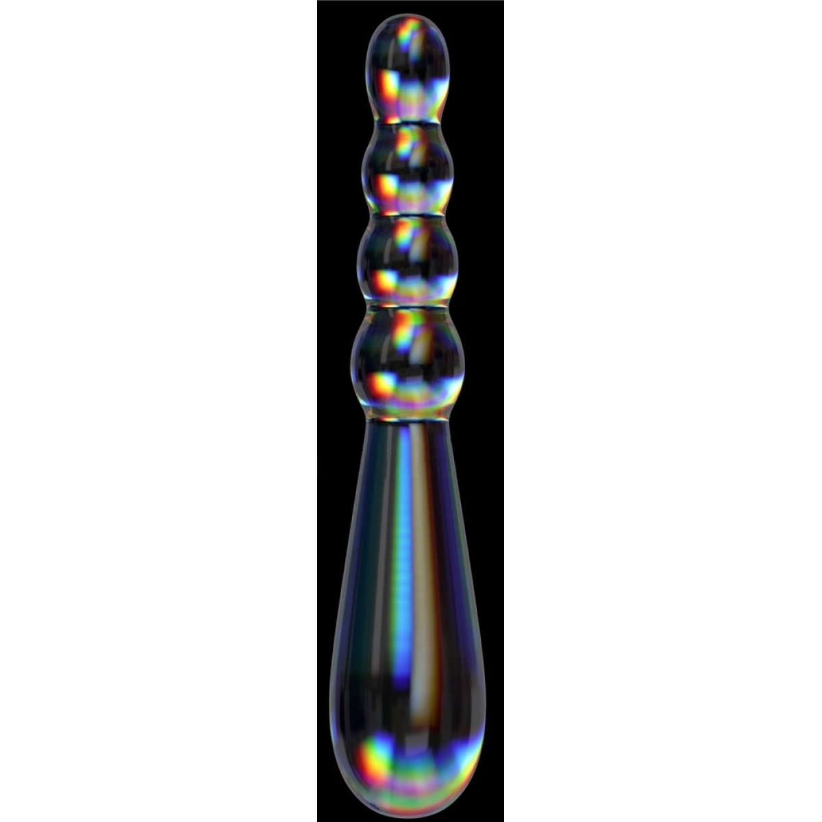 gode en verre rising ripples 18 x 35cm transparent 5