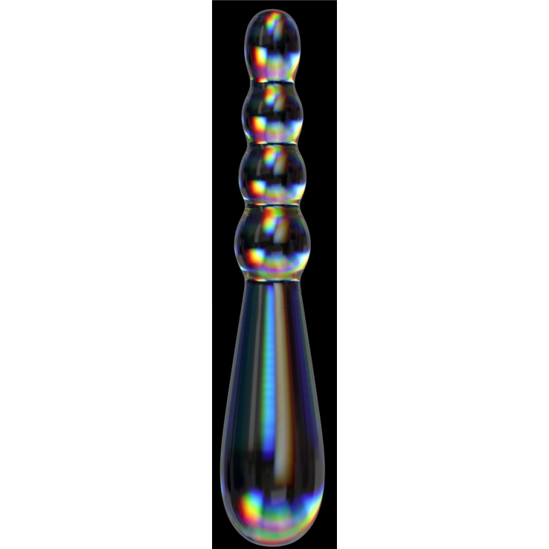 gode en verre rising ripples 18 x 35cm transparent 5
