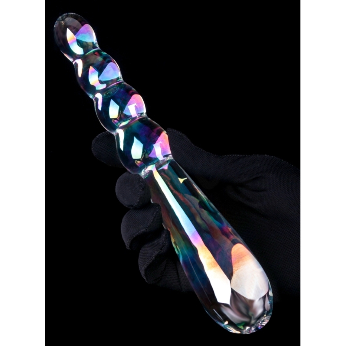 gode en verre rising ripples 18 x 35cm transparent 7