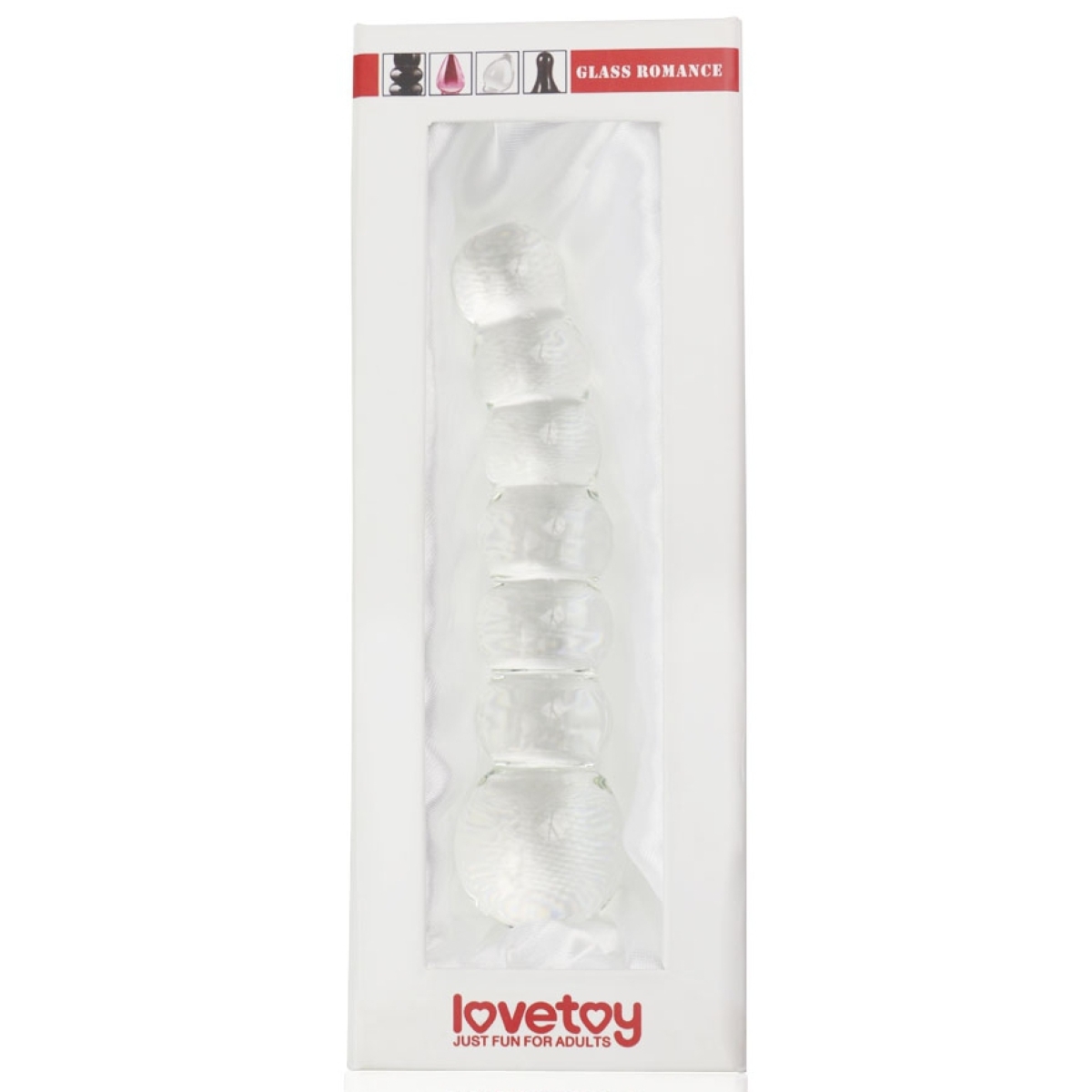 gode en verre sceptra 16 x 38cm transparent 1