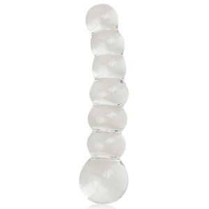 gode en verre sceptra 16 x 38cm transparent