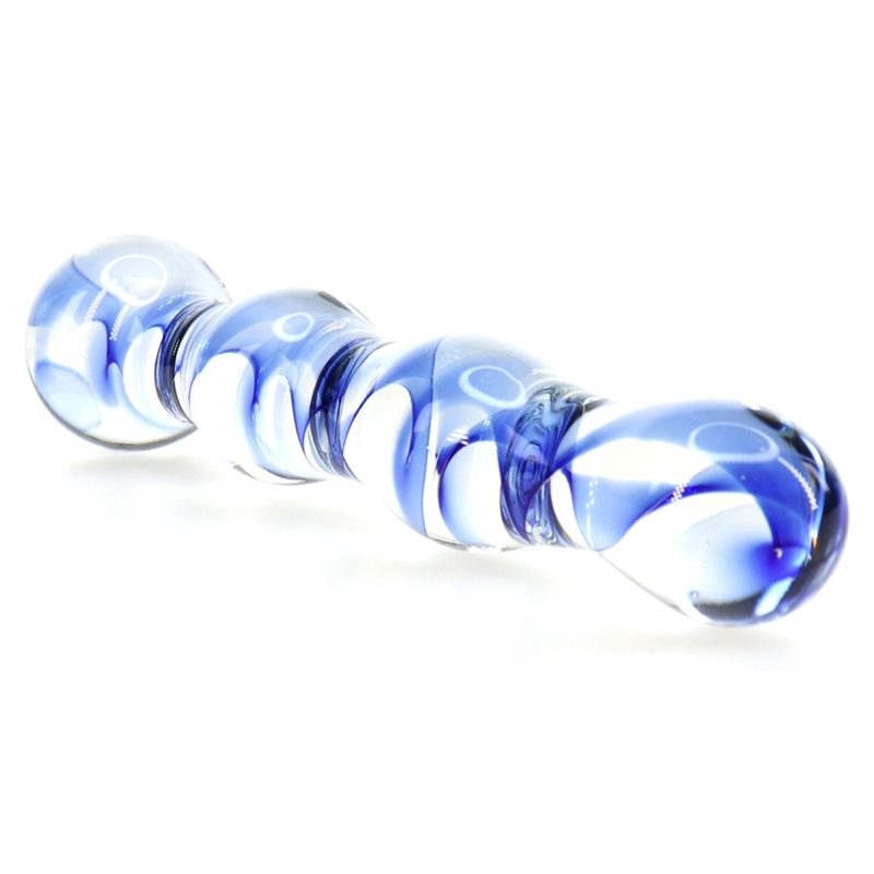 gode en verre screw beads 17 x 35cm 1