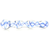 gode en verre screw beads 17 x 35cm