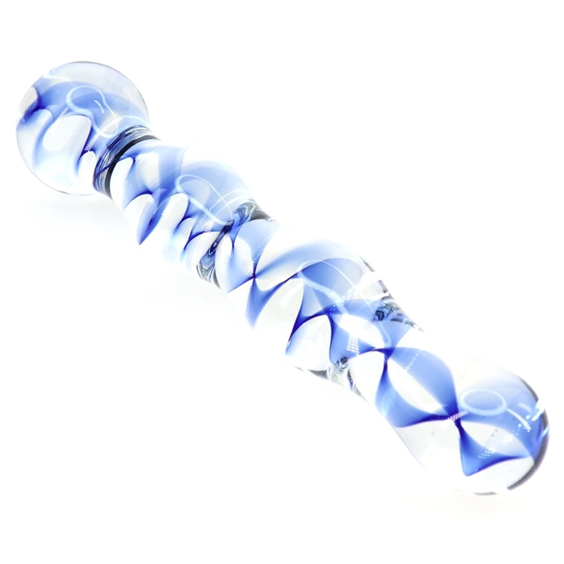 gode en verre screw beads 17 x 35cm 3
