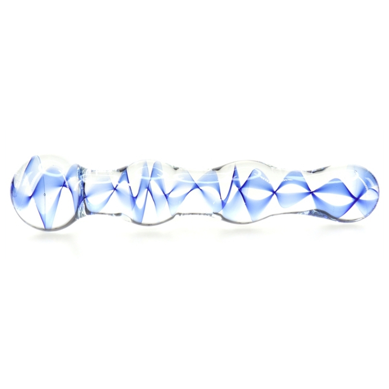 gode en verre screw beads 17 x 35cm
