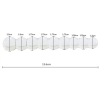 gode en verre snowball 126 x 2cm 3