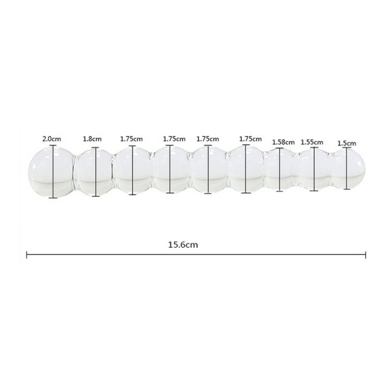 gode en verre snowball 126 x 2cm 3