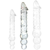 gode en verre threeball m 28 x 45cm