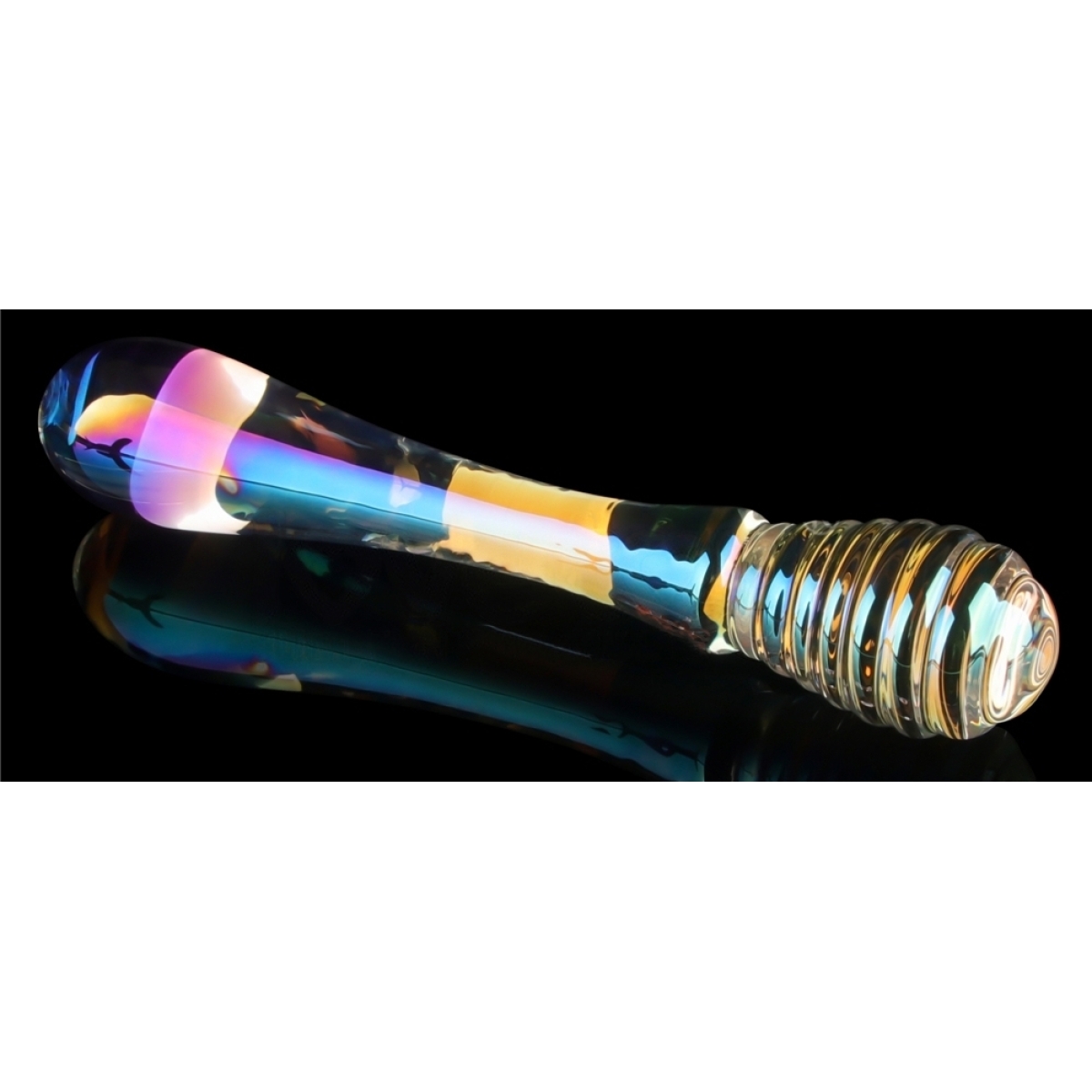 gode en verre twin pleasures 20 x 36cm transparent 5