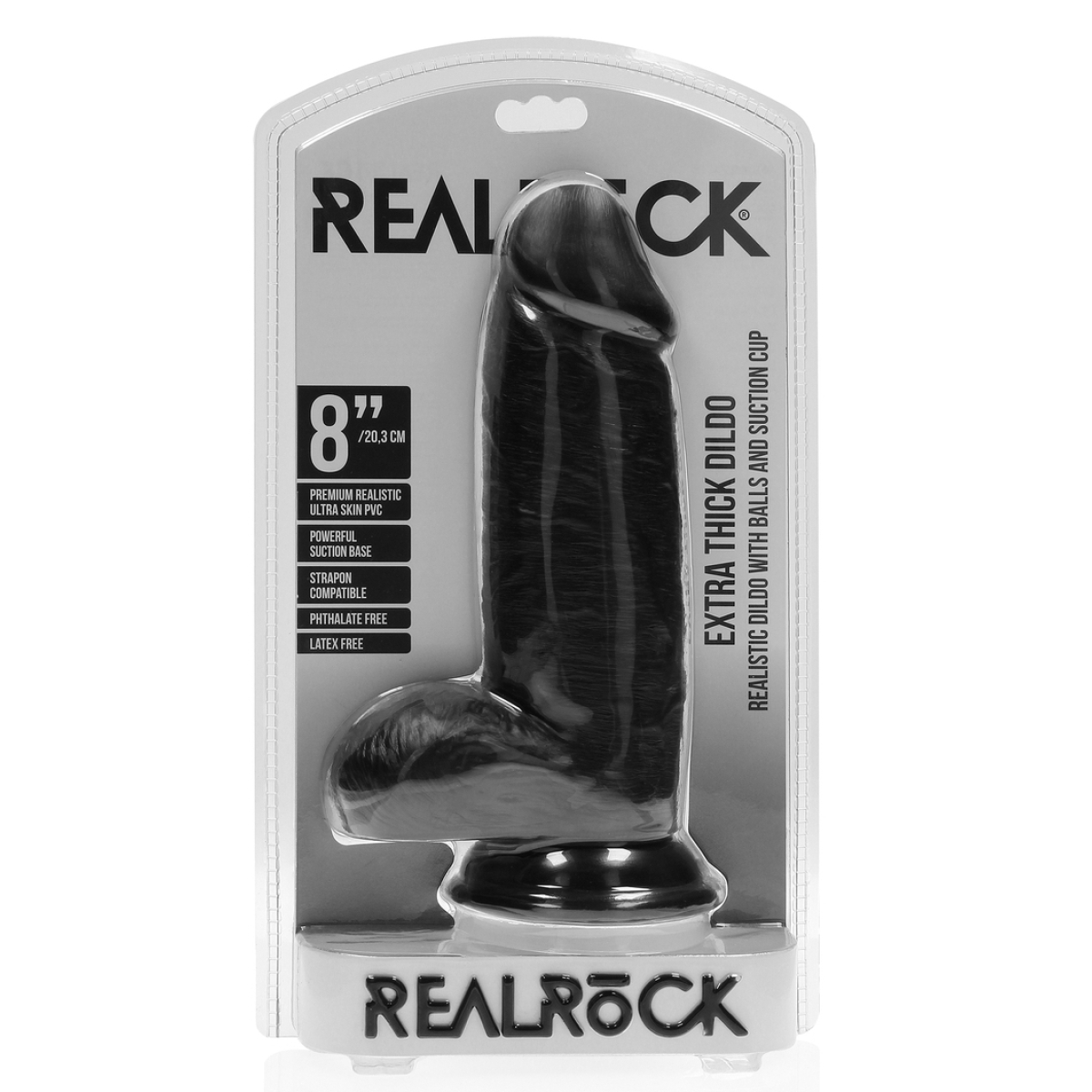 gode extra thick 16 x 6cm noir 1
