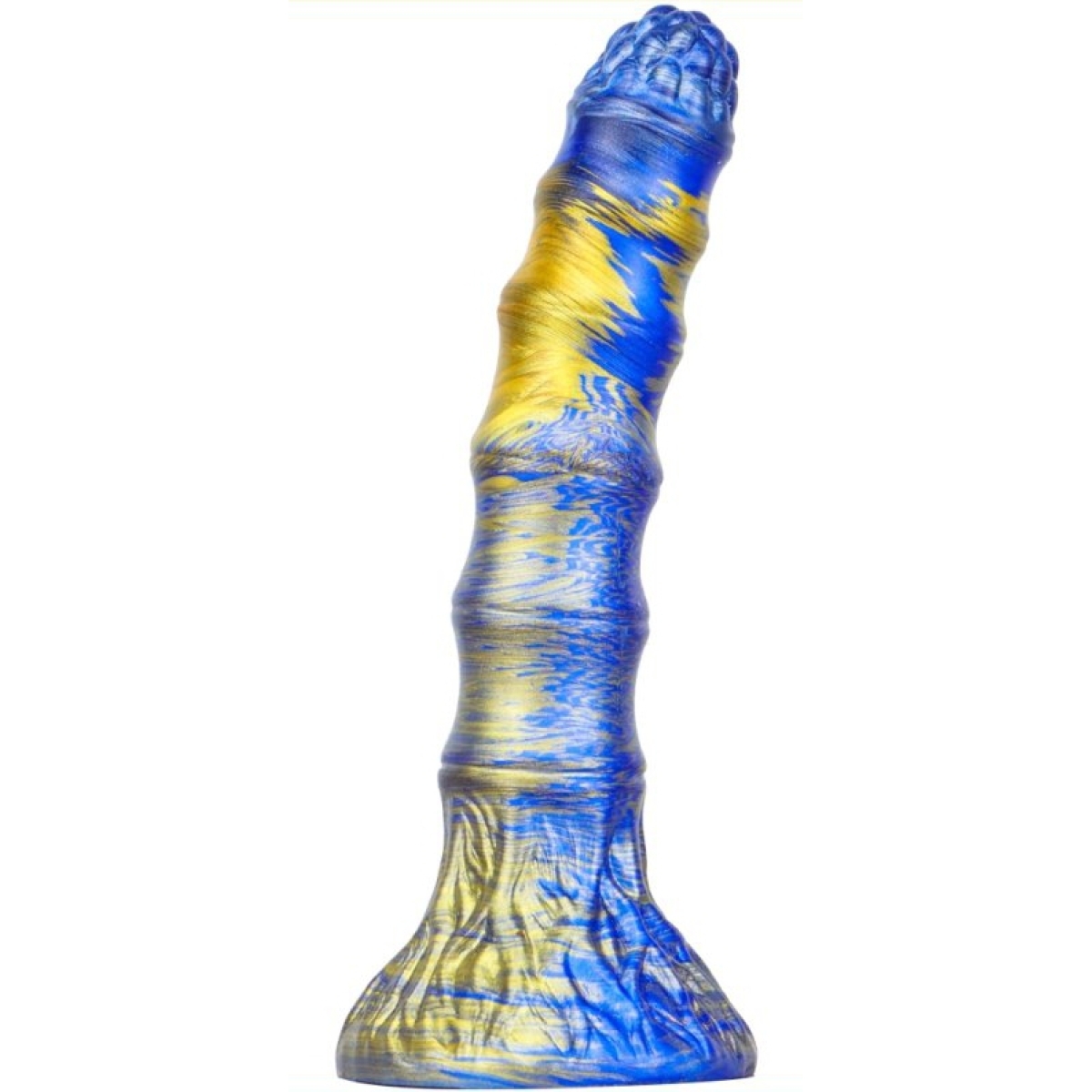 gode fantasy bamspin 15 x 33cm bleu dore