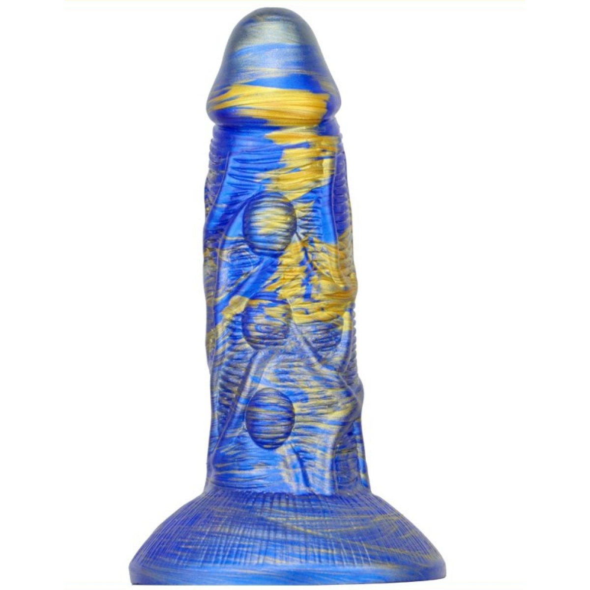 gode fantasy bulstrix 15 x 55cm bleu dore 1