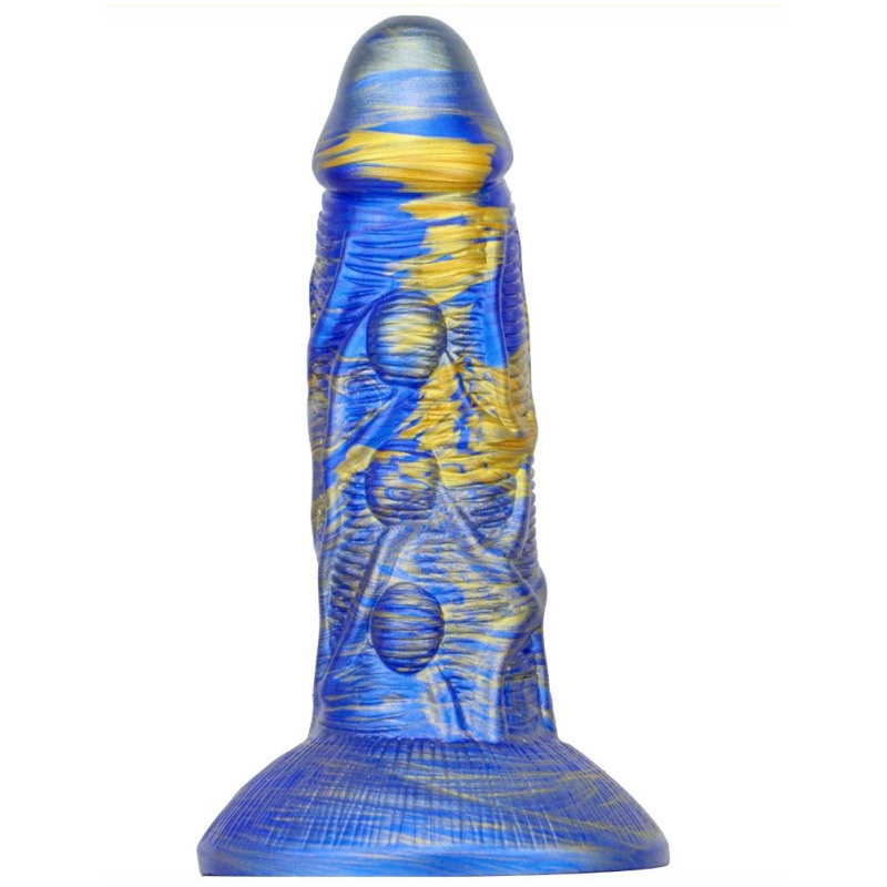 gode fantasy bulstrix 15 x 55cm bleu dore 1