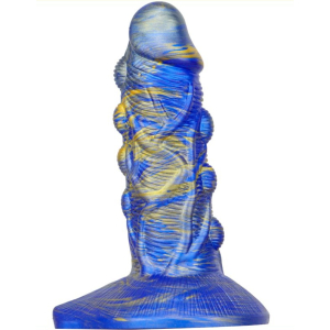 gode fantasy bulstrix 15 x 55cm bleu dore