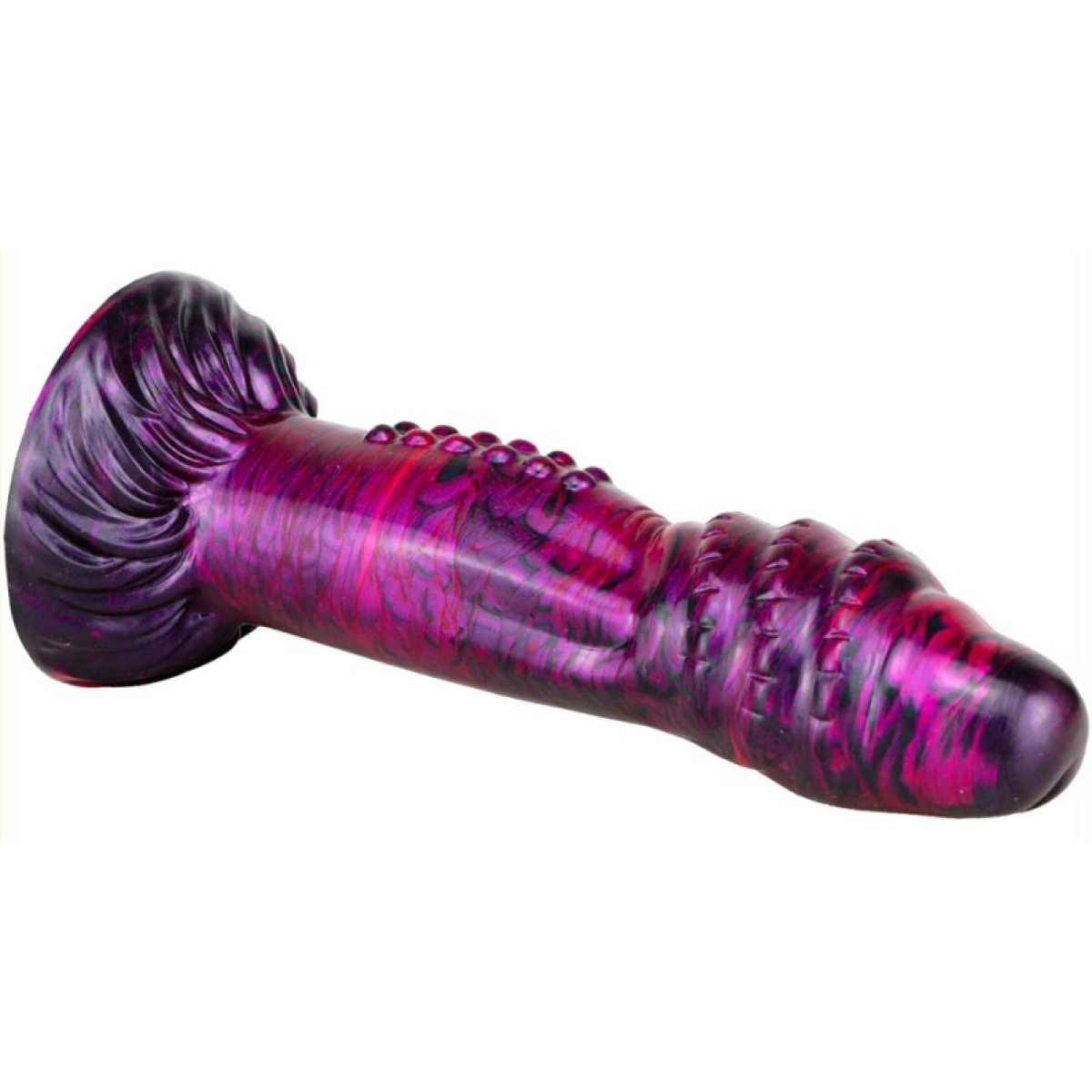 gode fantasy croq 19 x 5cm violet noir 1