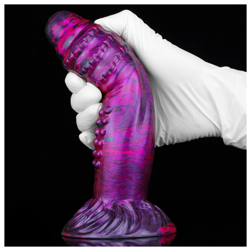 gode fantasy croq 19 x 5cm violet noir 2