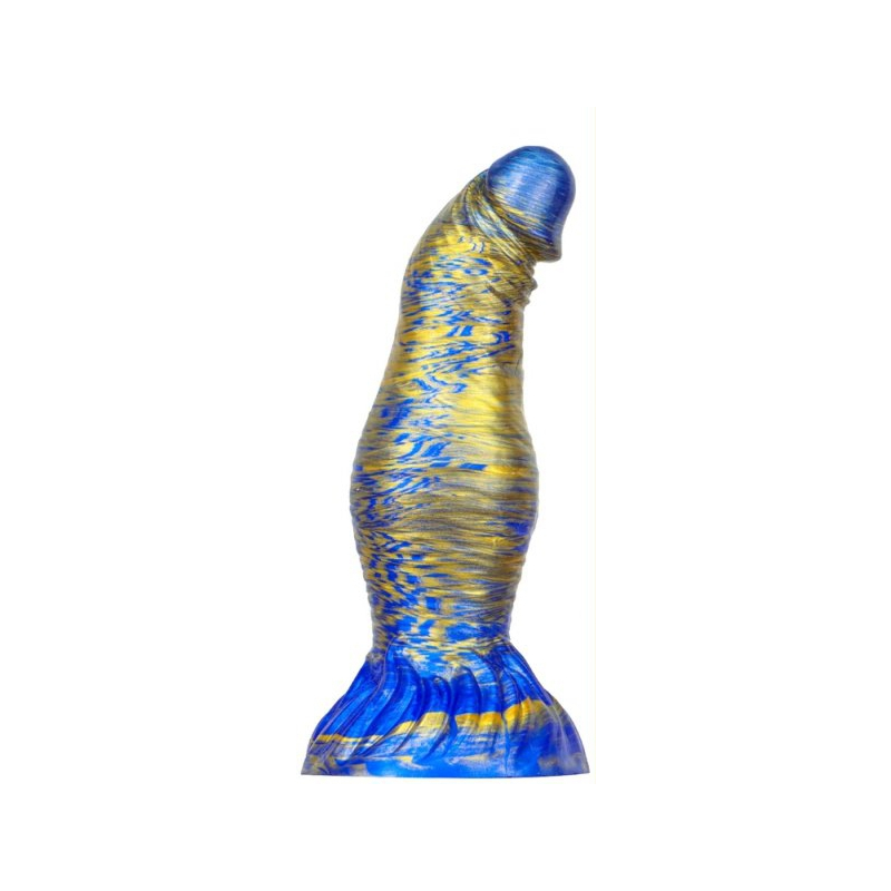 gode fantasy duxel 17 x 6cm bleu dore 2