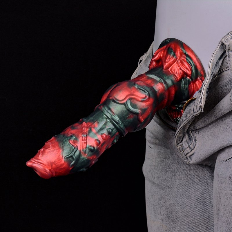 gode fantasy florix 20 x 7cm noir et rouge 3