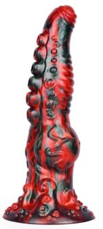 gode fantasy gakarix 20 x 55cm noir et rouge