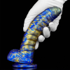 gode fantasy gasix 16 x 4cm bleu dore 2