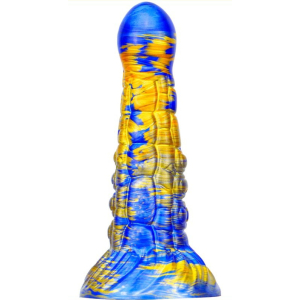 gode fantasy ninja 16 x 52cm bleu dore